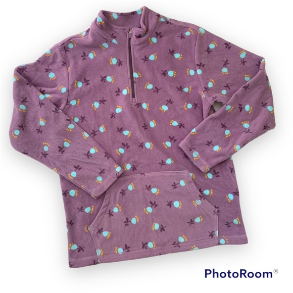 Hanna Andersson Other - Hanna Andersson 160 US 14 to 16 purple fleece 1/4 zip pullover